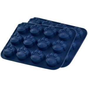 ice cube trays paw prints